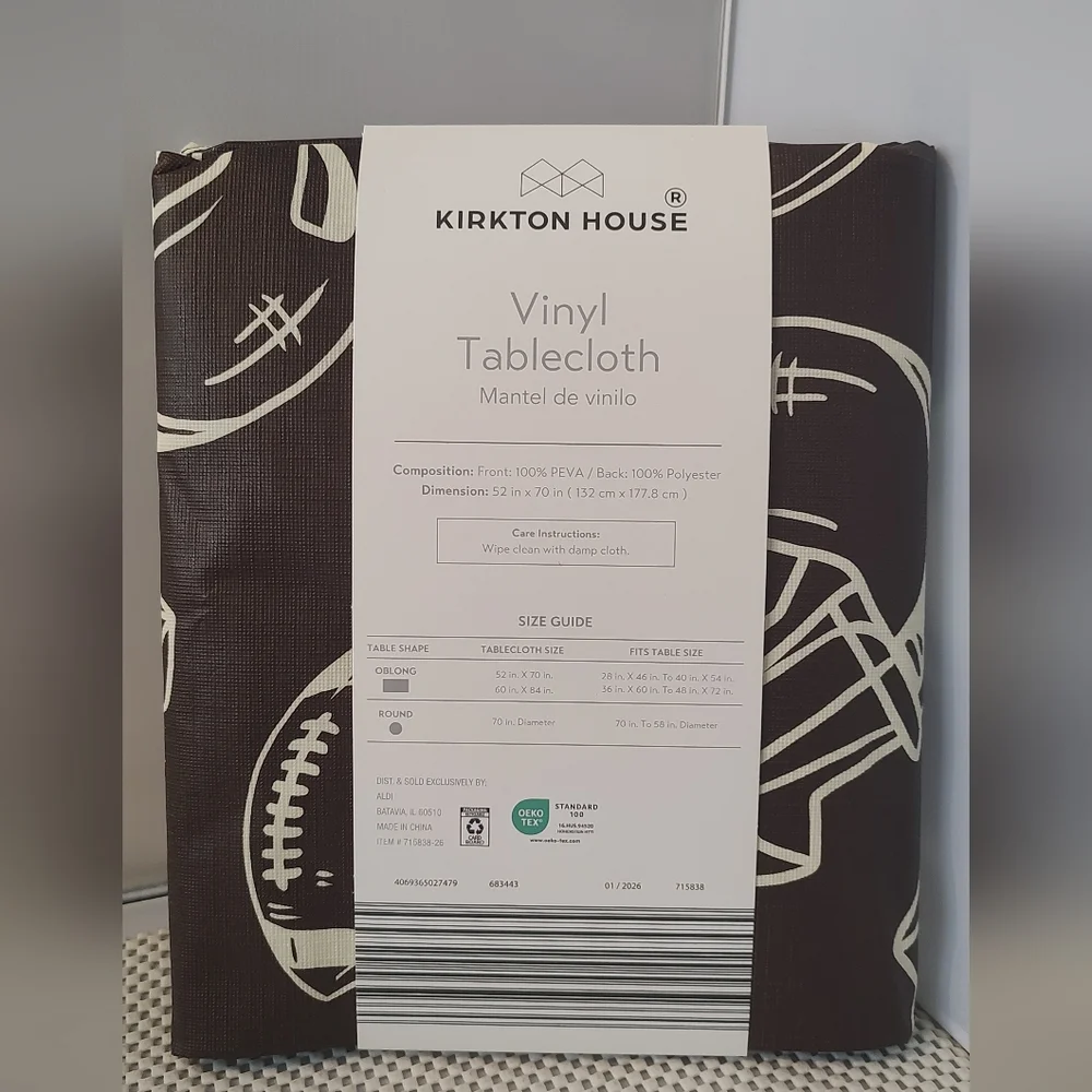 Kirkton House Vinyl Tablecloth 52x70